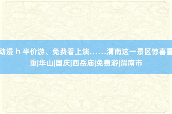 动漫 h 半价游、免费看上演……渭南这一景区惊喜重重|华山|国庆|西岳庙|免费游|渭南市