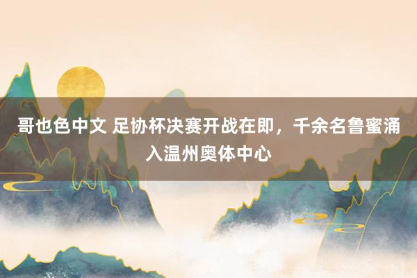 哥也色中文 足协杯决赛开战在即，千余名鲁蜜涌入温州奥体中心